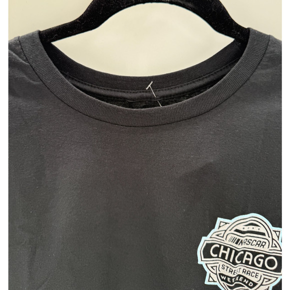 Chicago NASCAR Street Race Weekend Logo T-Shirt Ghost 2024 Size XL Black - Picture 3 of 8